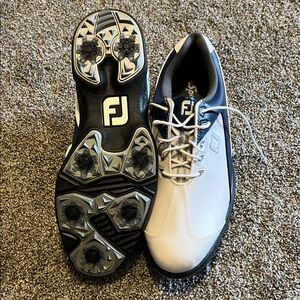 FootJoy Men's Blue and White Athletic Golf Shoes
